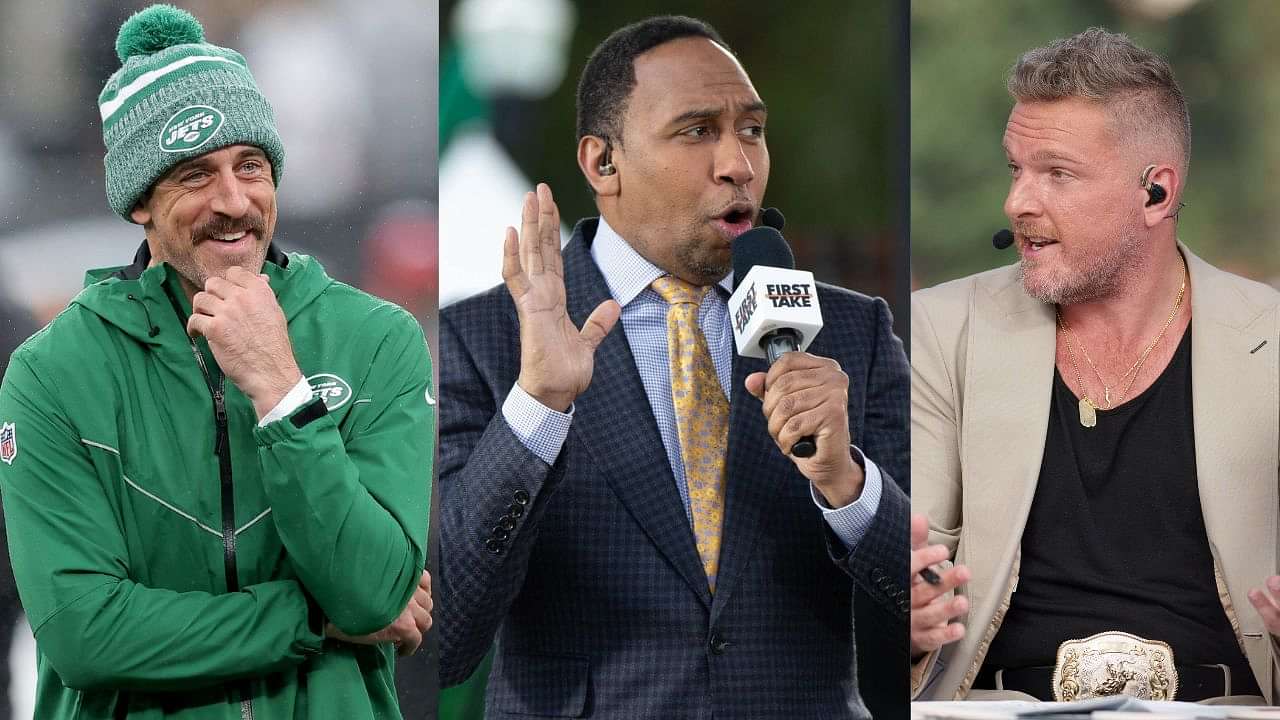 “jacked” Stephen A Smith Impresses Aaron Rodgers Pat Mcafee And Fans