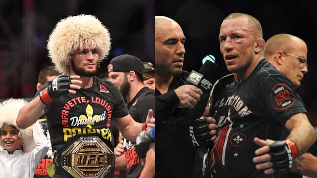 Khabib Nurmagomedov and Georges St-Pierre Credited for Changing the Course of Trash Talk in MMA