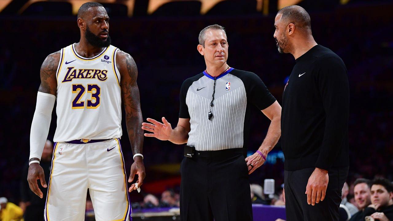 "How Much We Enjoyed Thanksgiving": LeBron James Deflects 'Beef' Rumors With Ime Udoka After His Ejection In Lakers Win