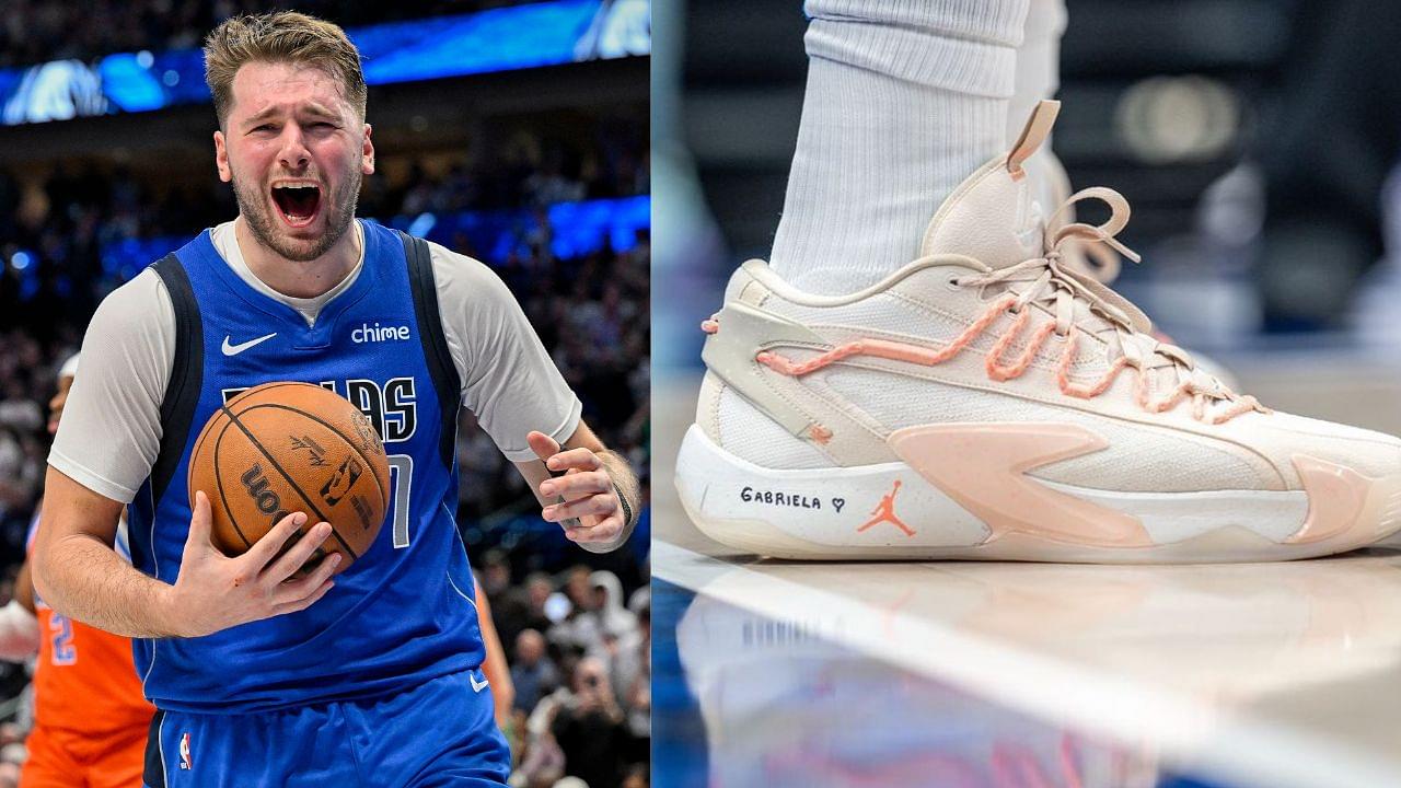 Luka Doncic Celebrates Daughter's Birth with Pink and White Luka 2s ...