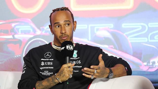 Lewis Hamilton Shakes His Head at Aston Martin After Falling for Red Bull’s Ploy