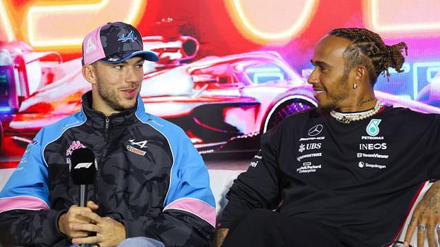 Lewis Hamilton Issues 2-Word Response as Pierre Gasly Fails Social Media Test in Fanboy Moment