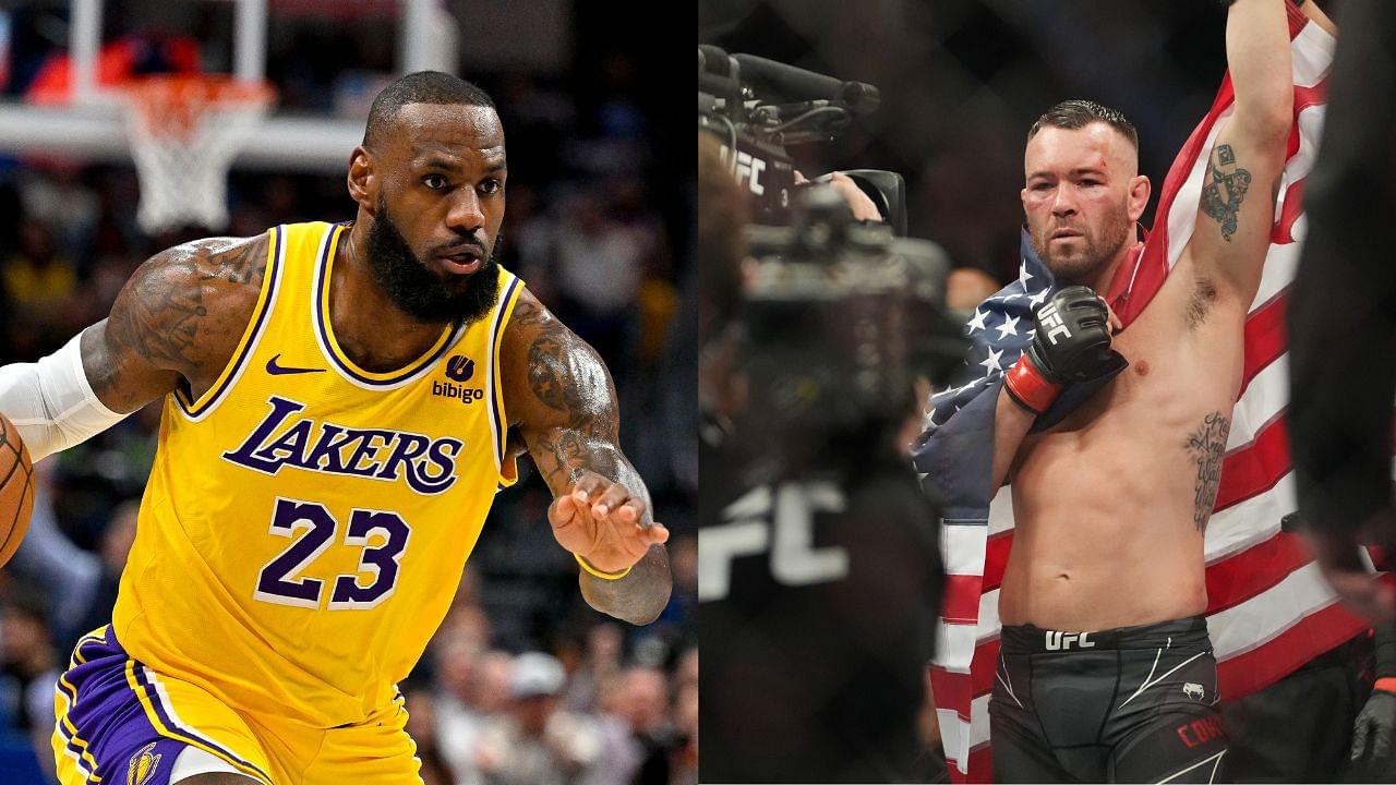 "F*** you LeBron James": Colby Covington Confronts Lakers Superstar For Ongoing National Anthem Controversy