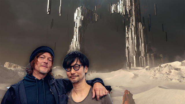Am image showing Hideo Kojima with Death Stranding 2 teaser which might be revealed at The Game Awards 2023