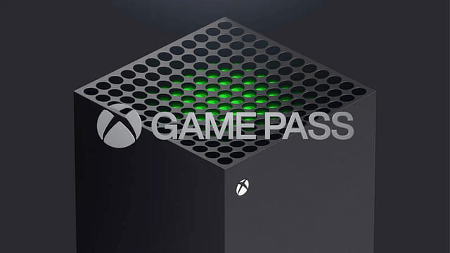 An image showing Xbox Game Pass logo in Series X console, which might get more games through Developer Direct conference