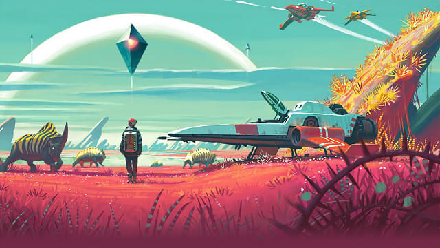 An image showing No Man's Sky, a game which is available on Steam during Winter Sale 2023