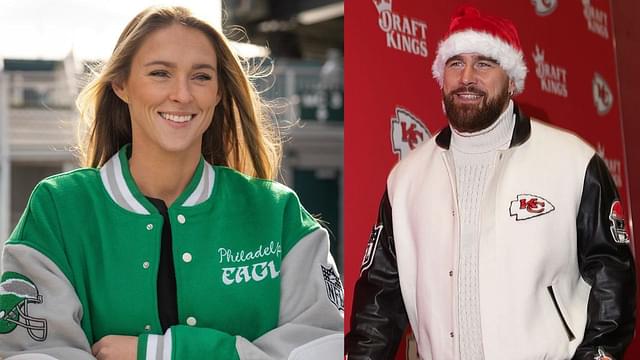 Kylie Kelce Gives Brother-in-Law Travis Kelce a Playful Smirk After Teasing Him With an Obvious Taylor Swift Reference