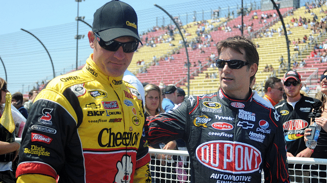 Years After NASCAR’s Nastiest Brawl, Jeff Gordon and Clint Bowyer Smashed Into Each Other in the Garage