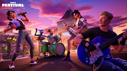 The official cover photo of the Fortnite Festival