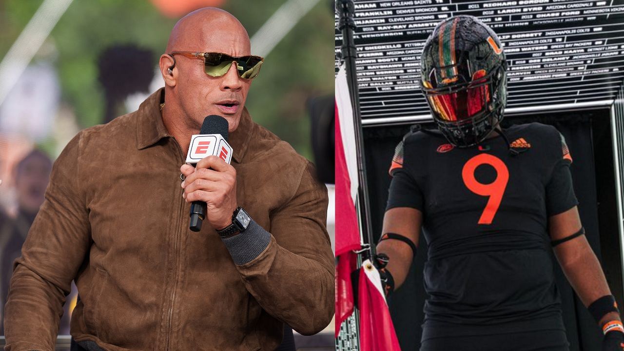 Attention Ohio State fans: Ex-Hurricane Dwayne 'The Rock' Johnson predicts  a Miami win 