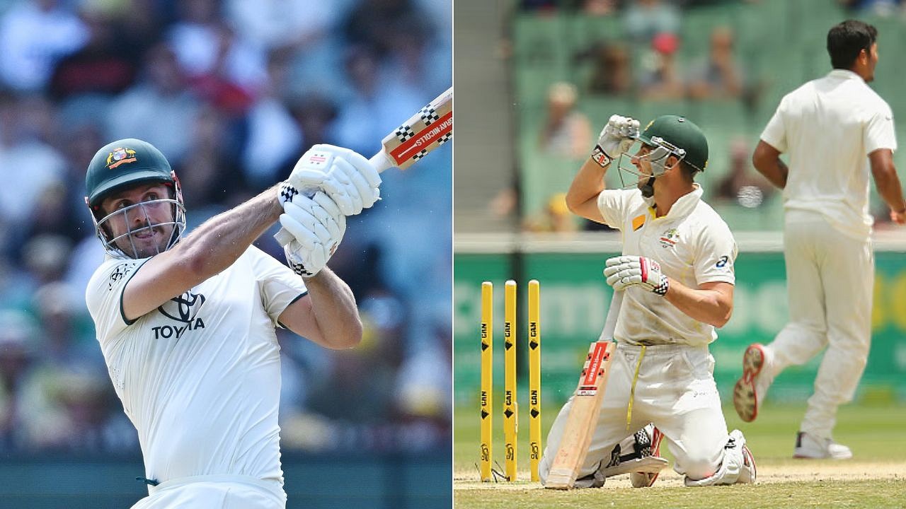 The Unfortunate Marshes: Brothers Mitchell And Shaun Have Been Out On Nervous 90s In A Boxing Day Test At The MCG