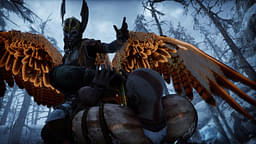 Kratos fighting Vanadis (Freya) in God of War Ragnarok