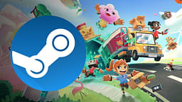 An image showing Moving Out 2 with Steam logo