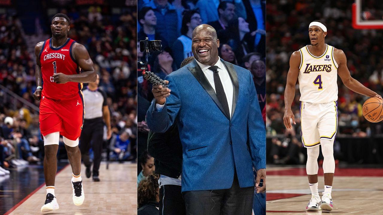 "Can't Really Argue with What Shaquille O'Neal is Saying": Rajon Rondo Agrees With 7ft 1" Lakers Legend's Assessment of Zion Williamson's Issues