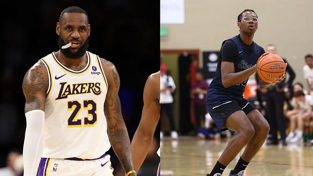 "Bryce James Jumper Is Looking Smooth": LeBron James Hypes Up the Sierra Canyon Junior Following a Stellar Shooting Performance