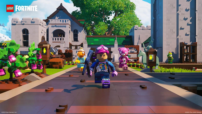 An image showing a screengrab from LEGO Fortnite