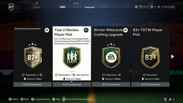 Year in Review Player Pick SBC in EA FC 24 Ultimate Team