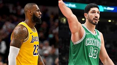 "LeBron James Stands For Whoever Gives Him Money": Sitting Down During The National Anthem, LBJ Attracts Heavy Criticism From Enes Freedom