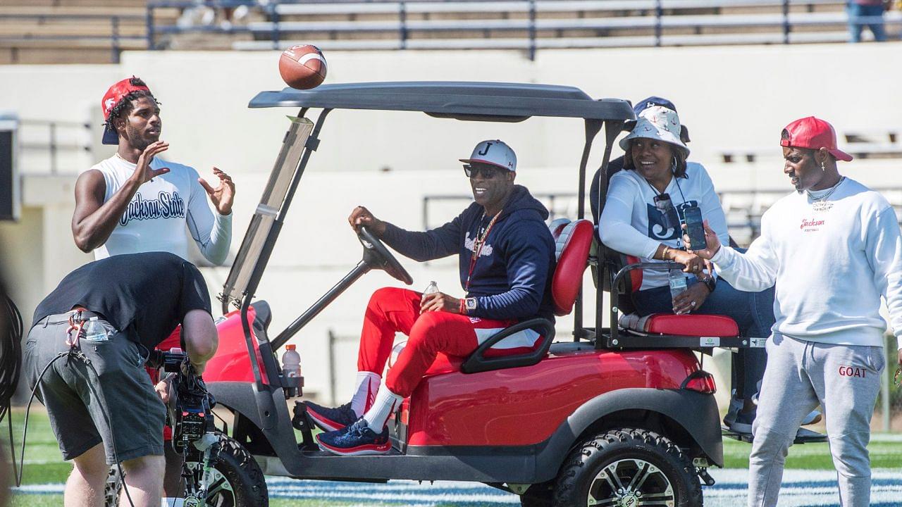 Deion Sanders’ Sleek Golf Cart From the Iconic 90s Cowboys Era, Valued at $30,000, Goes Viral