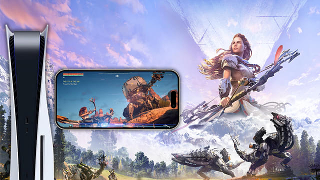 An image showing concept for Horizon MMO for PlayStation, Mobile, and PC.