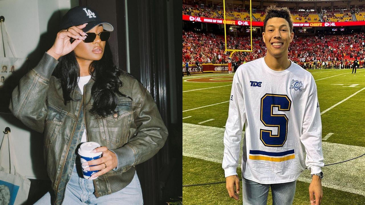 Jackson Mahomes, Kayla Nicole Spotted Chit-Chatting in Las Vegas Ahead of Super Bowl 2024