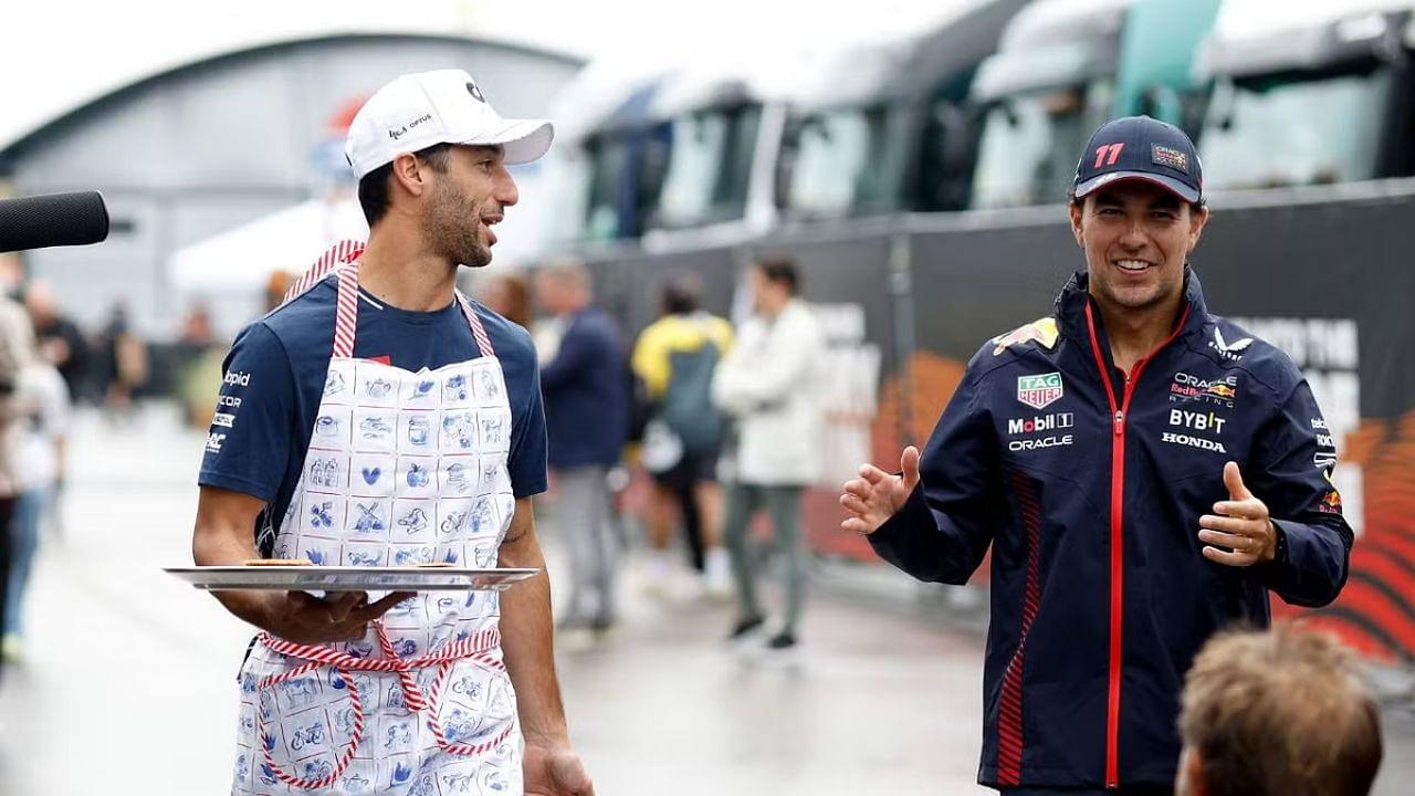 Sergio Perez Reveals He Wasn’t Worried About Daniel Ricciardo Threat Amidst His Poor Performance