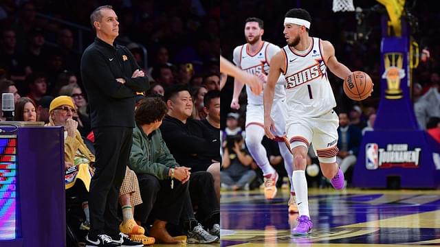“Not a Good One!”: Frank Vogel Matches Devin Booker’s Story About Lakers Timeout, Calls Out Referees Over Huge Call In In-Season Tournament Quarterfinal