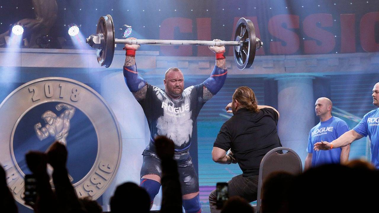 ‘The Moutain’ Hafthor Bjornsson Announces Return to Strongman 2024 With a Bone-Crushing Workout