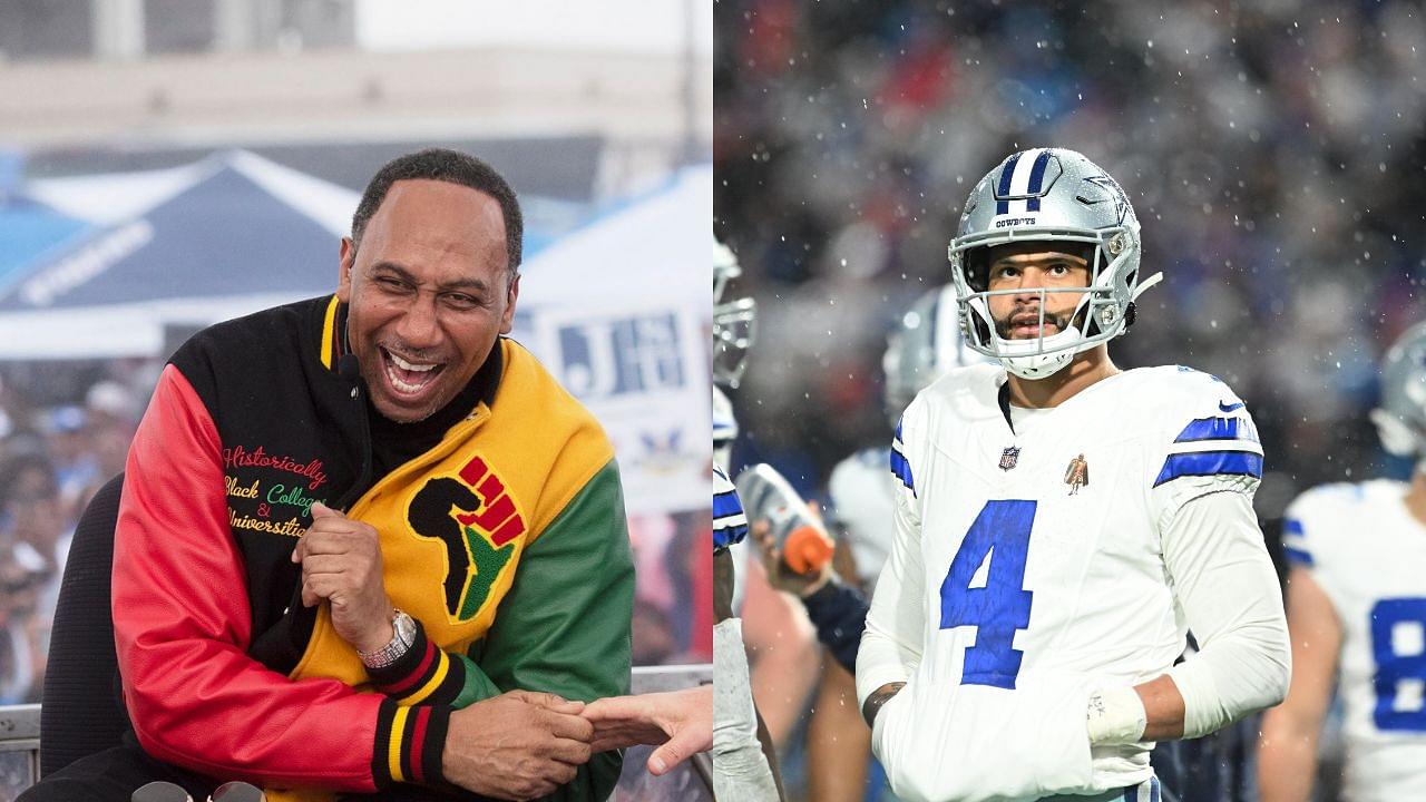 Stephen A Smith Can't Stop Laughing While Skip Bayless Crowns Dak Prescott as Most Valuable Pretender After Horrid Loss Against Bills