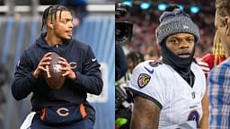 Eye Opening Justin Fields - Lamar Jackson Comparison Hints That Struggling Bears 'Might Not' Have a QB Problem