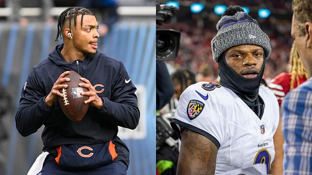 Eye Opening Justin Fields - Lamar Jackson Comparison Hints That Struggling Bears 'Might Not' Have a QB Problem