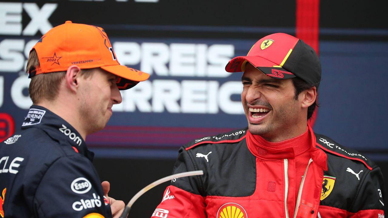 Carlos Sainz Once Made a Perfect El Clasico Banter With Max Verstappen Using a Golf Set as the Trick