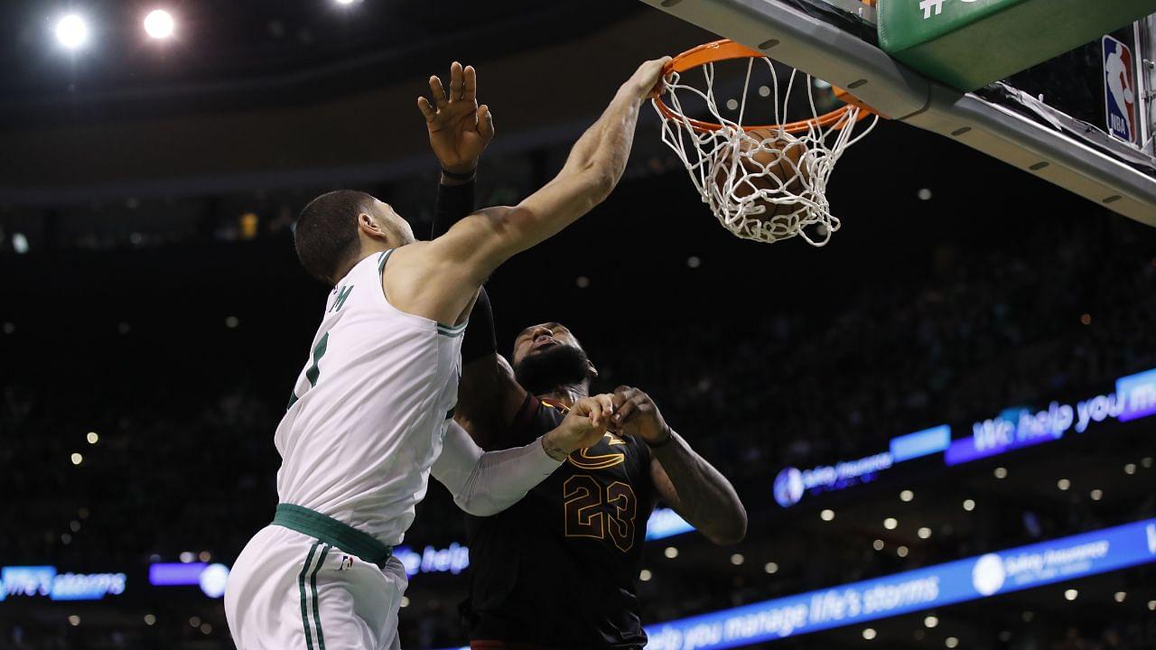 "Don’t Know Why I Yelled": When Jayson Tatum Confessed His Disbelief For Bumping and Taunting LeBron James After an Iconic Poster Dunk`