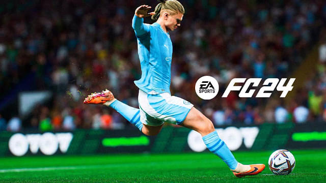 An image showing EA FC 24 main cover with footballer