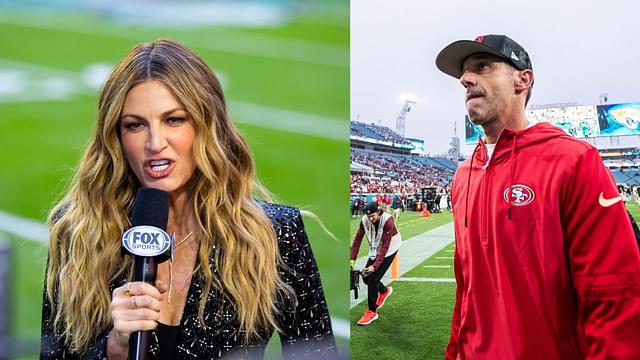 Erin Andrews Apologizes to Kyle Shanahan For “Body Checking" Him During On-Field Interviews
