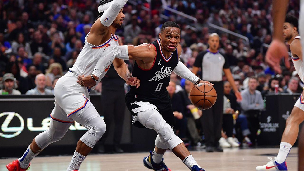 “Russell Westbrook Got Me Crying!”: Clippers Star’s Hilarious Reaction to Josh Hart’s Ejection Has NBA Twitter Laughing