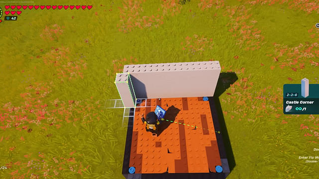 An image showing a building LEGO Fortnite
