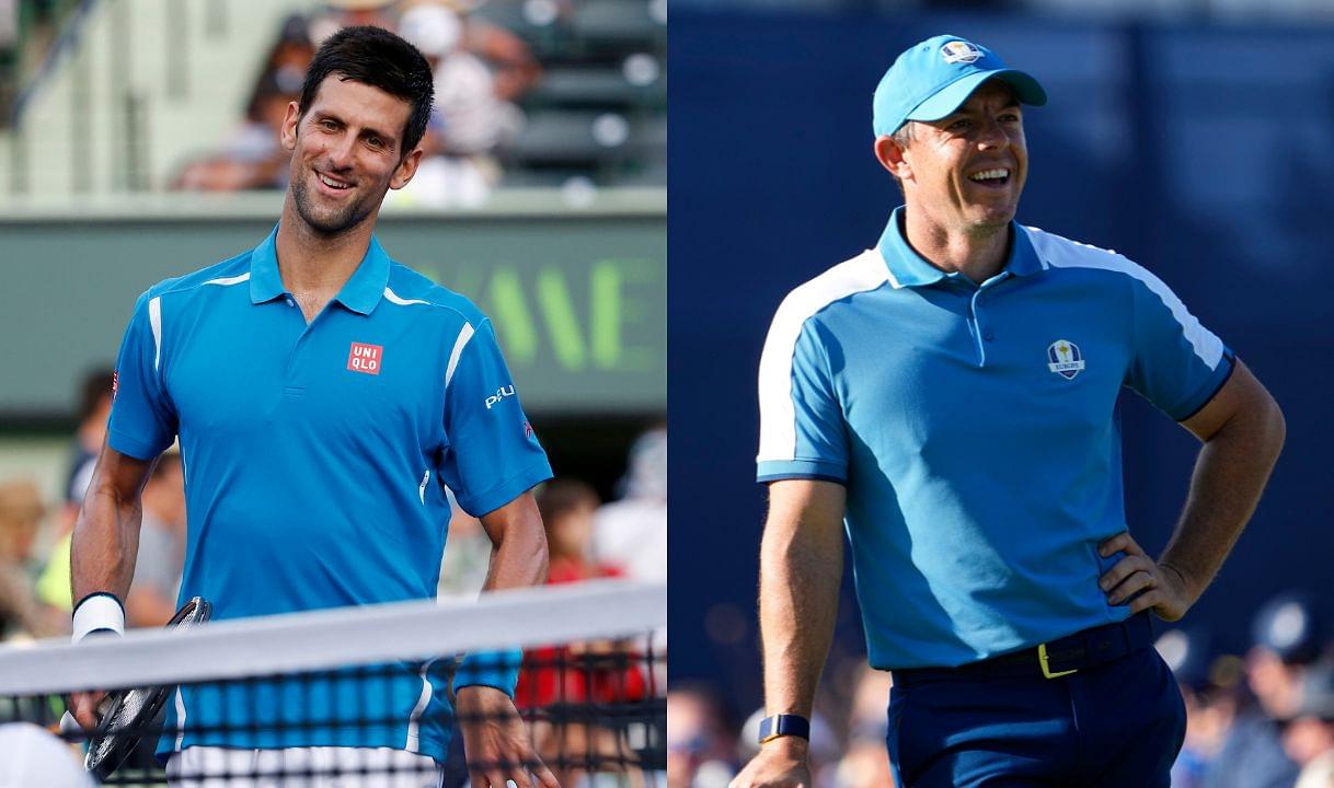 Novak Djokovic and Rory McIlroy