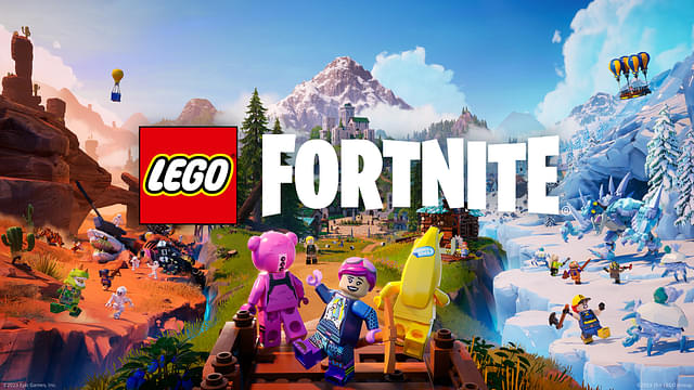 The LEGO Fortnite banner