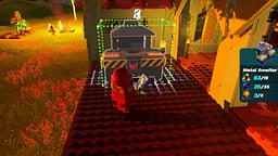 An image showing metal smelter in LEGO Fortnite