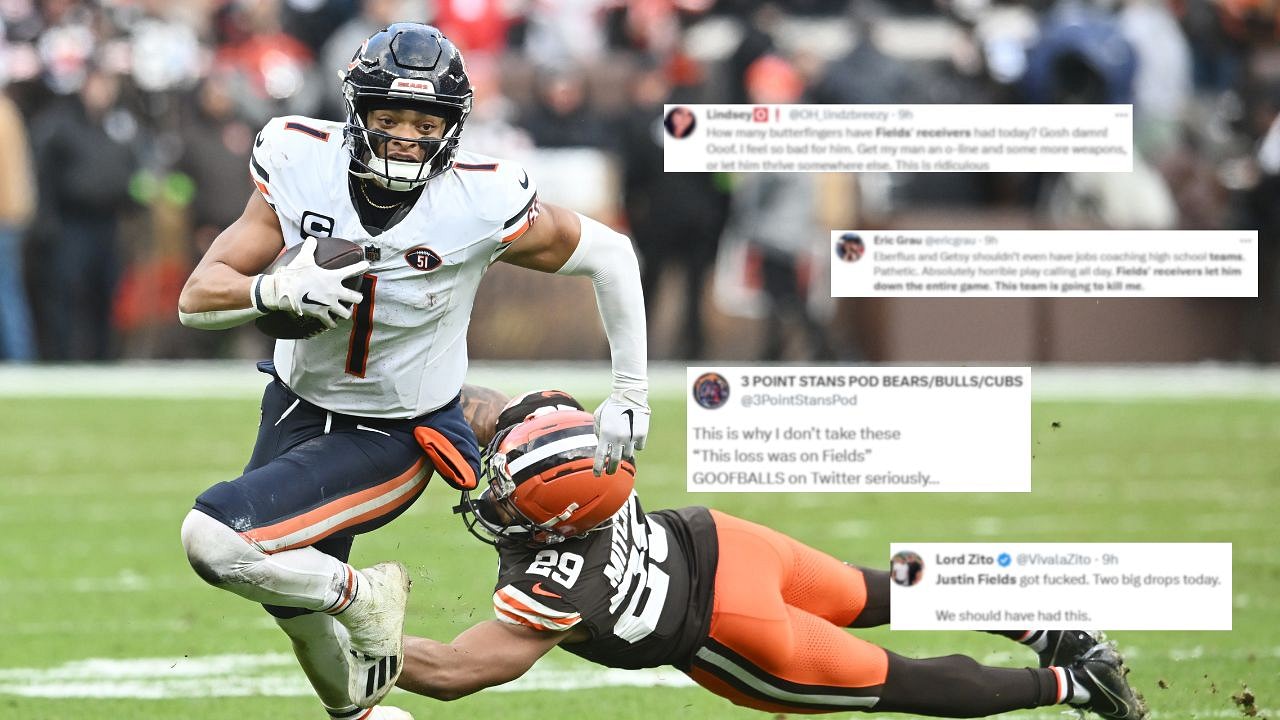 Watch Chicago Bears' Horrid Display Of Wasting Justin Fields' Near ...