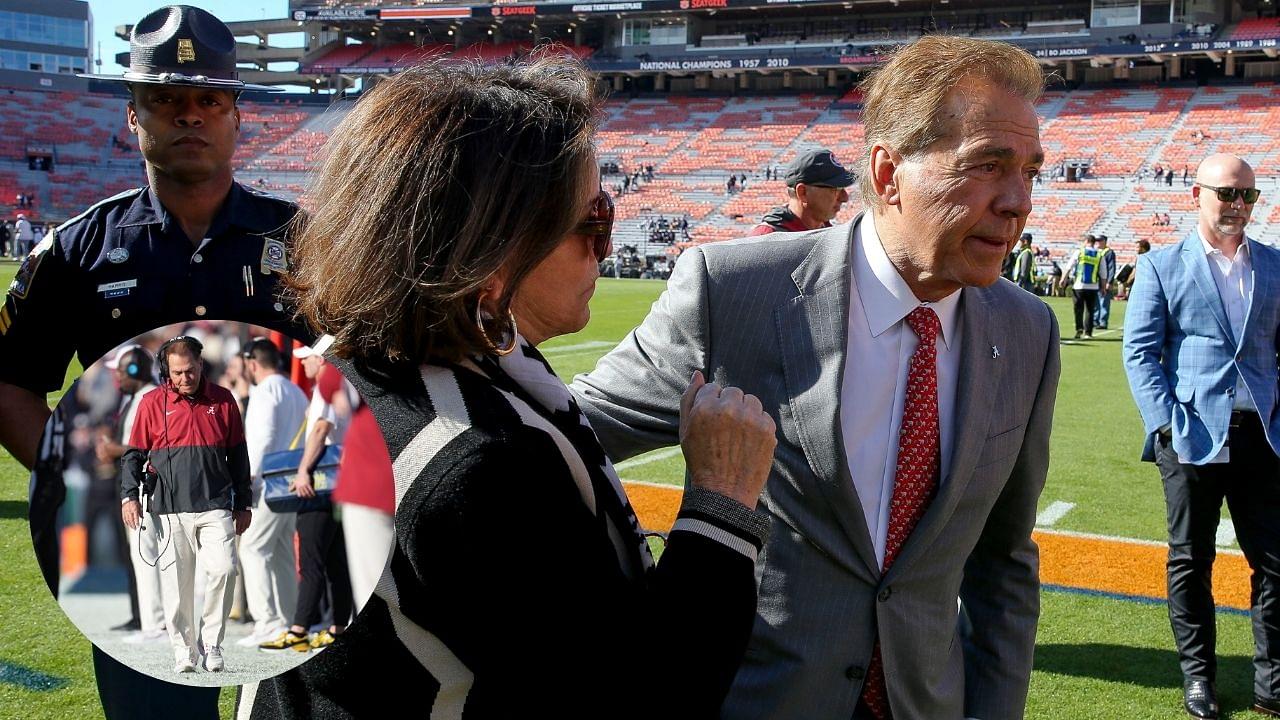Question On Nick Saban’s Future Gets Deliberately Interrupted During Wife Terry’s Interview