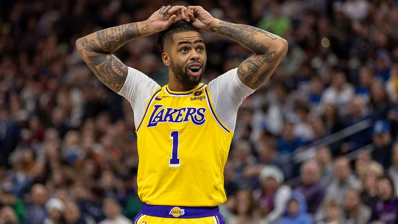 “DLo Was Scared They Was Gonna Trade”: D’Angelo Russell’s Reaction to Fan Winning $100,000 on Half-Court Shot Has NBA Twitter Trolling