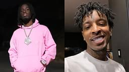 Kai Cenat gets a call from 21 Savage surprising his fans