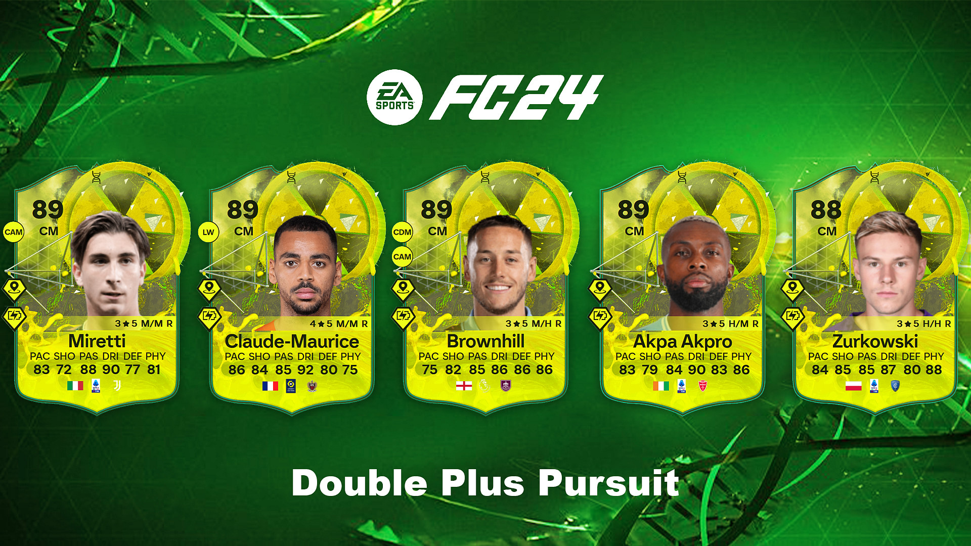 EA FC 24 Double Plus Pursuit Evolution