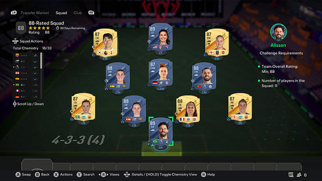 88-Rated Squad [Price - 215,350]