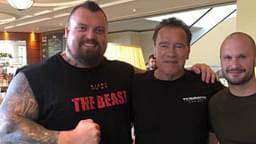 Resurfaced Video Shows Arnold Schwarzenegger Hyping Strongman Beast Eddie Hall on His Insane 1000+ Lbs World Record