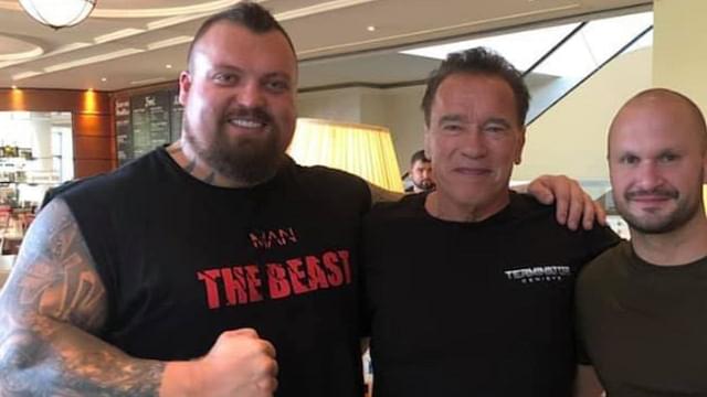 Resurfaced Video Shows Arnold Schwarzenegger Hyping Strongman Beast Eddie Hall on His Insane 1000+ Lbs World Record