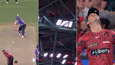 [WATCH] Ball Hits Docklands Roof After Ben McDermott Shot; You Won't Believe What Happened Next