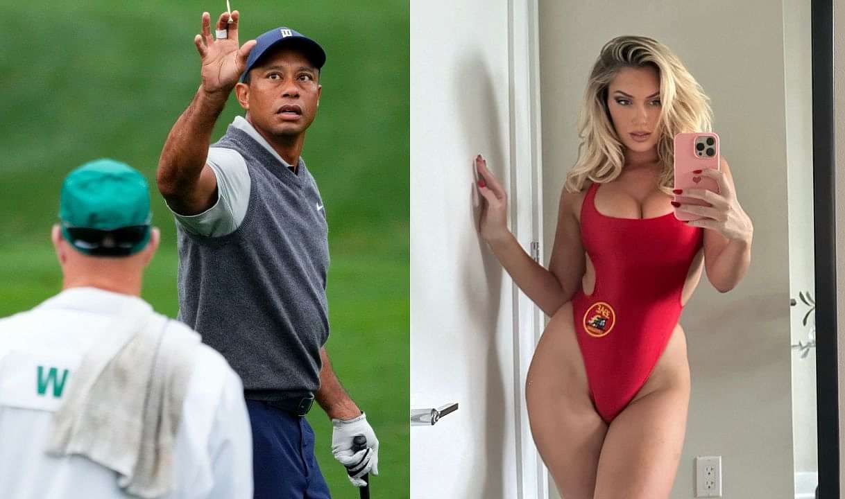 Tiger Woods and Paige Spiranac